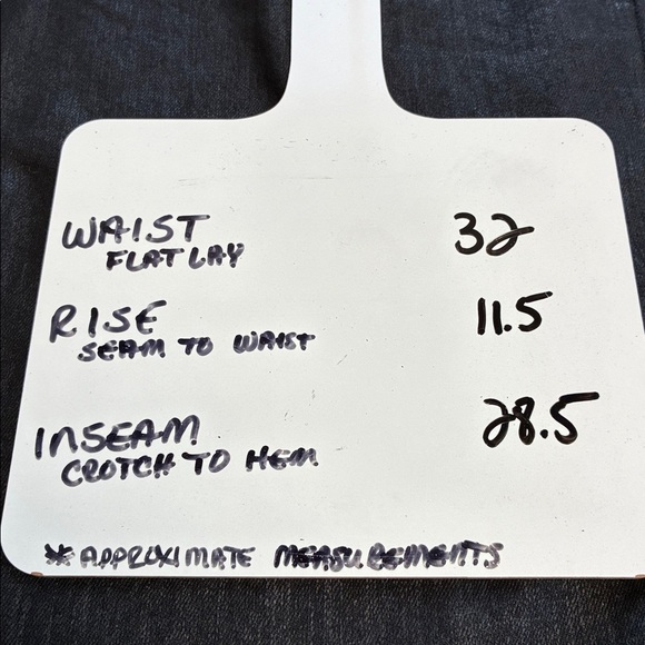 American Eagle Jeans Wide Leg High Rise Black Coated Trouser Pants 10 - Picture 8 of 8